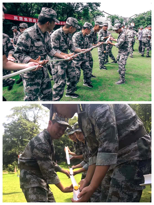 【軍事日活動】ku娛樂真人體育平臺下載集團人武部組織民兵應急分隊開展野外拓展活動